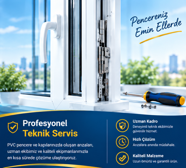 PVC pencere mekanizması profesyonel tamiri